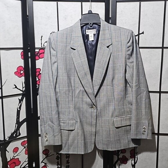 Pendleton Vintage 2 Piece Plaid Elegant Virgin Wool Skirt Set Size 16 - Picture 2 of 14